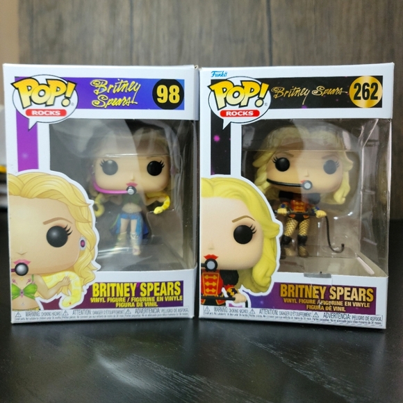 Funky Pop! Rocks Britney Spears- 2 Pack - Picture 1 of 5